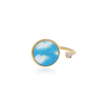  ART DREAMY CLOUDS OPEN RING
