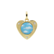  ART DREAMY CLOUDS MINI HEART CHARM