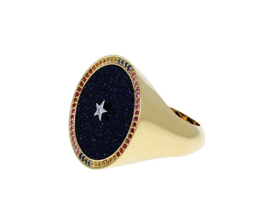 ORA RAINBOW SKY CHEVALIER RING