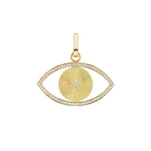  ORA GOLD DIAMOND EYE CHARM