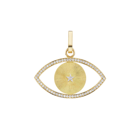 ORA GOLD DIAMOND EYE CHARM