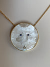 Art wild White Wolf Pendant