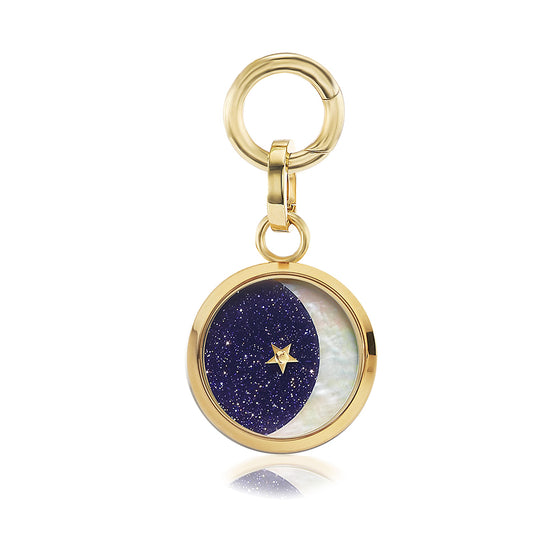 CARPE DIEM & LOOK AT THE MOON CHARM