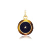 CARPE DIEM & LOOK AT THE SKY  BROWN RESIN CHARM