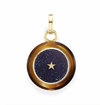 CARPE DIEM & LOOK AT THE SKY  BROWN RESIN CHARM