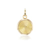 CARPE DIEM & "LOVE" GOLD CHARM PENDANT