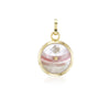 CARPE DIEM & "ENJOY THE ROMANCE" GOLD CHARM PENDANT