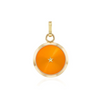 ANNA'S FAVORITE SUNSET CARPE DIEM CHARM WITH AMBER NECKLACE