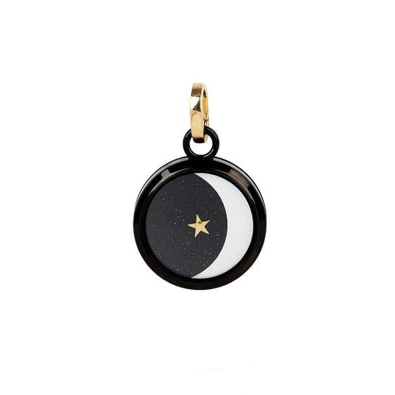 CARPE DIEM & LOOK AT THE MOON BLACK CHARM