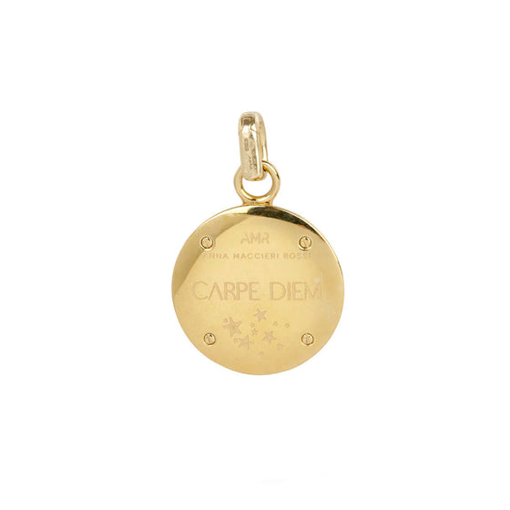 ANNA'S FAVORITE FOR MOTHER 'S DAY * CARPE DIEM & BE KIND CERAMIC CHARM WITH SILK NECKLACE