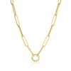 Gold SARA CHAIN NECKLACE_ 45cm version
