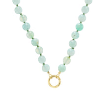  CHRYSOPRASE BEADED NECKLACE