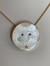 Art wild White Wolf Pendant