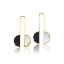  NIGHT & DAY HALF MOON EARRINGS