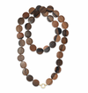 Wooden Disk Bead Necklace