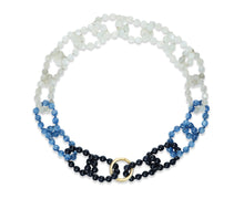  ALL AROUND NIGHT AND DAY BEADED LINKS NECKLACE