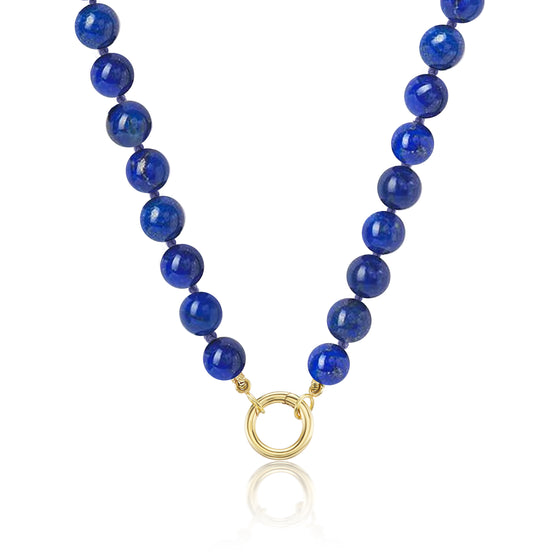 LAPIS LAZULI  BEADED NECKLACE