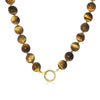 BROWN TIGER EYE BEADED NECKLACE