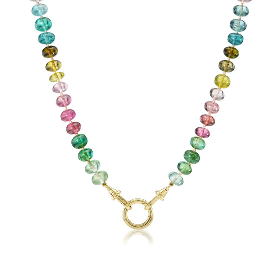 TOURMALINE PRECIOUS CANDY BEADS NECKLACE