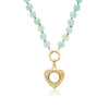 ORA GOLD RAINBOW HEART CHARM