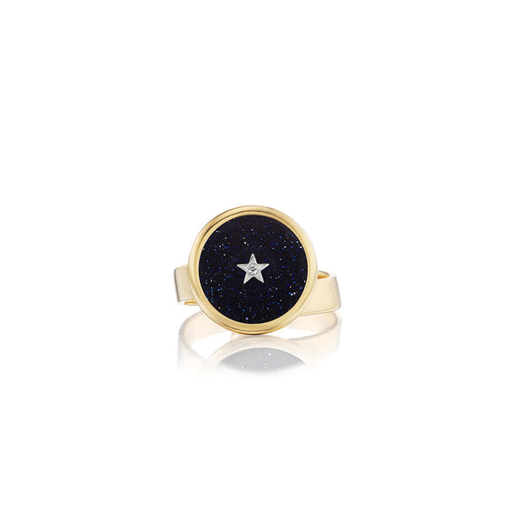 ORA MIDNIGHT SKY MINI ADJUSTABLE RING