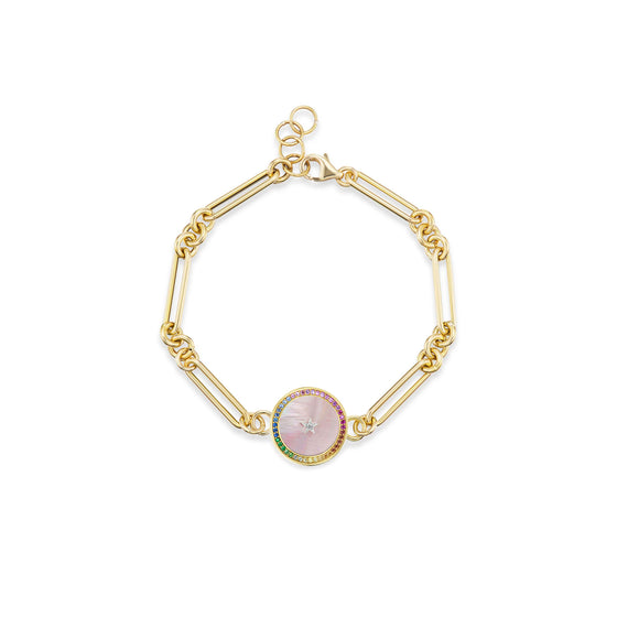 ORA RAINBOW BLOOM CHAIN BRACELET