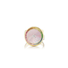  ORA RAINBOW BLOOM MINI ADJUSTABLE RING