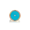 ORA RAINBOW AQUA CHEVALIER RING