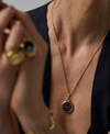 GOLD LUCIA TORCHON CHAIN NECKLACE 21"