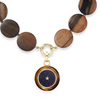 CARPE DIEM & LOOK AT THE SKY  BROWN RESIN CHARM