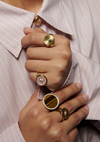 ORA GOLD SILK ADJUSTABLE RING