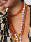 Mixed Beaded Amber Necklace