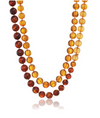 Mixed Beaded Amber Necklace