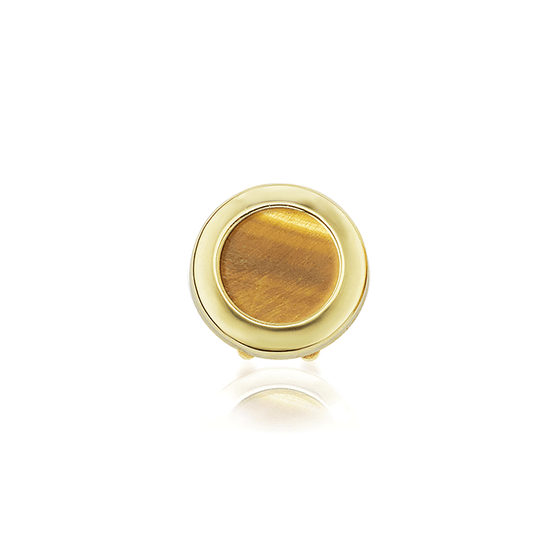 BUTTON COVER TIGER EYE