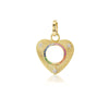 ORA GOLD RAINBOW HEART CHARM